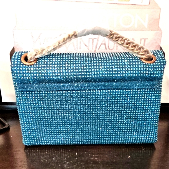 Kurt Geiger London Brixton Rhinestone Shoulder Crossbody Bag. - Picture 2 of 10